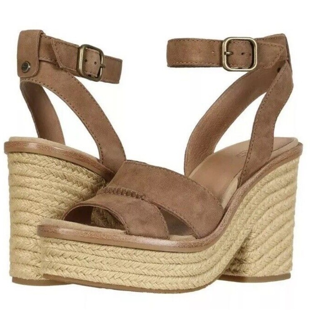 UGG Carine Ankle Strap Platform Sandals